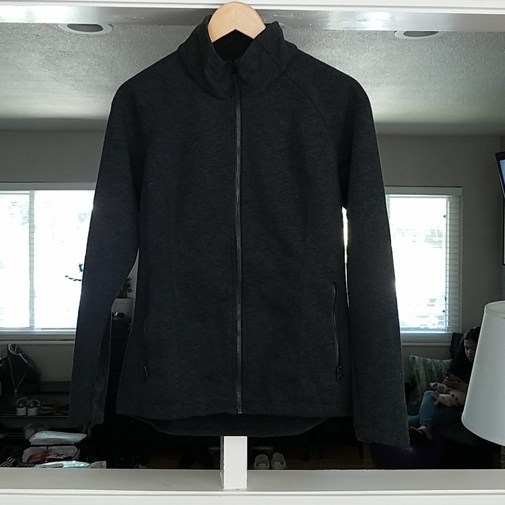 Northface Full Zip Fleece Charcoal Women's Medium